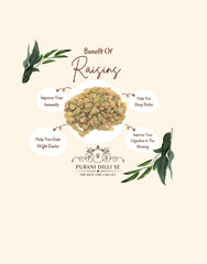 Kandhari Green Raisins | Premium Afghan Kishmish Gol