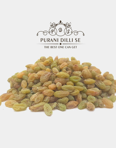 Kandhari Green Raisins | Premium Afghan Kishmish Gol